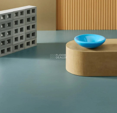 Forbo Marmoleum Decibel on Order 337735 North Sea blue фото 2 | FLOORDEALER